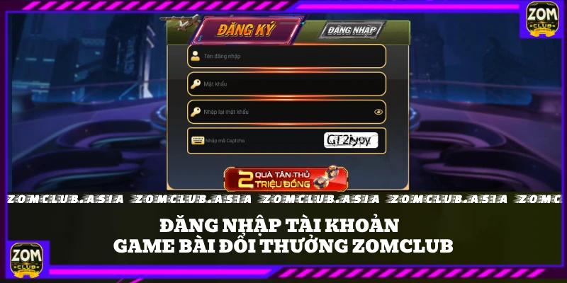 ĐĂNG NHẬP ZOMCLUB